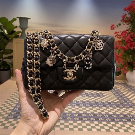 Chanel handbags with charms